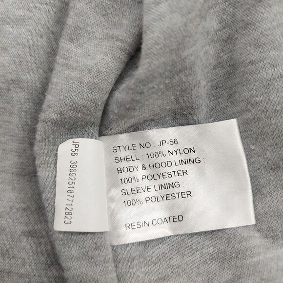 Port Authority Jacket Mens Small Burgundy Full Zip Lined Nylon Preppy University - Picture 10 of 12